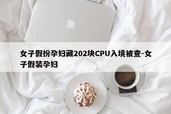 女子假扮孕妇藏202块CPU入境被查-女子假装孕妇